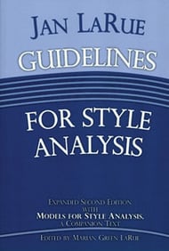 cover Guidelines for Style Analysis book cover